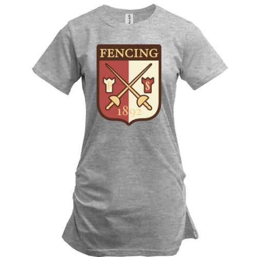 Подовжена футболка Fencing