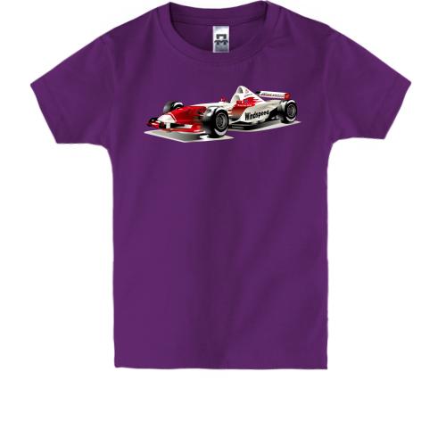 Детская футболка с машиной из формулы-1