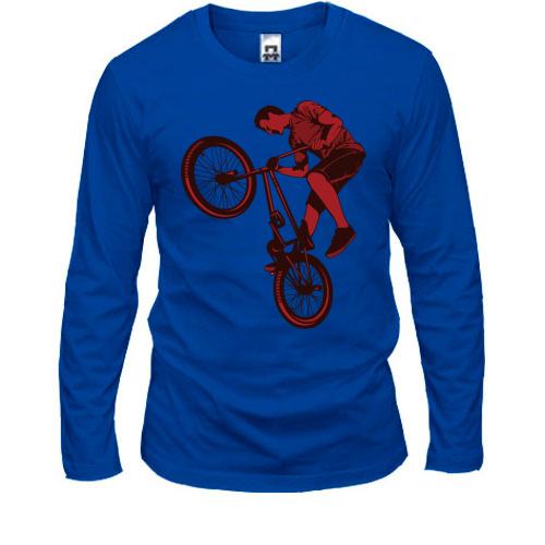 Лонгслів з BMX велосипедистом