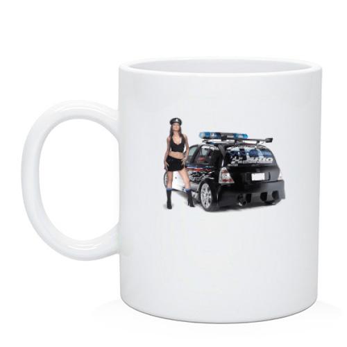 Чашка Police car