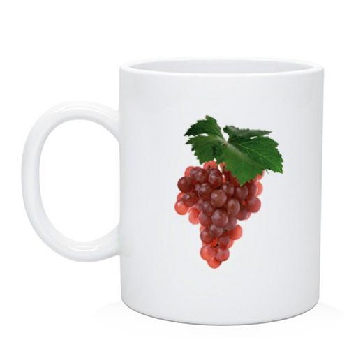 Чашка з гроном винограду