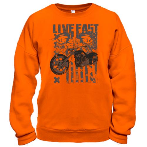 Свитшот live fast