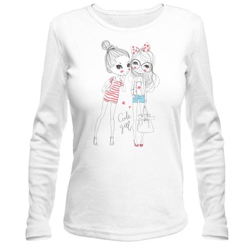 Лонгслів cute girls