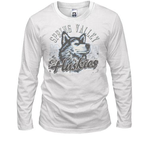 Лонгслів spring valley huskies