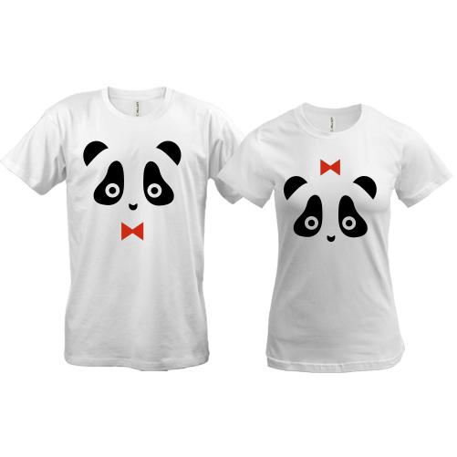 Парні футболки з пандами
