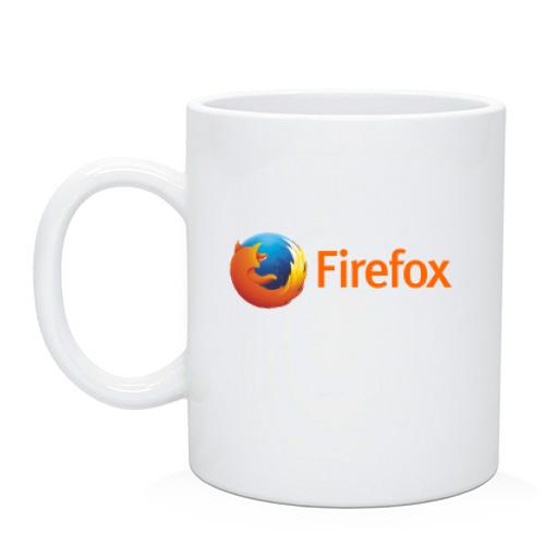 Чашка з логотипом Firefox