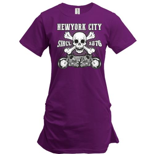 Подовжена футболка new york city motor club