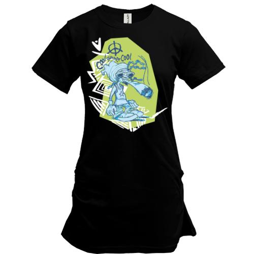 Подовжена футболка cool summer cool