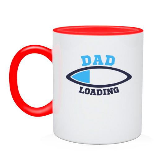 Чашка Dad loading