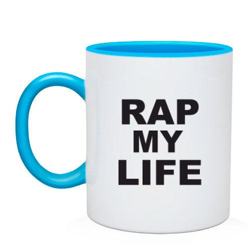 Чашка Rap my life