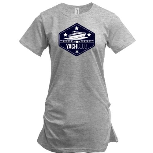 Подовжена футболка yacht club