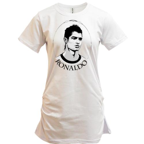 Подовжена футболка з Ronaldo
