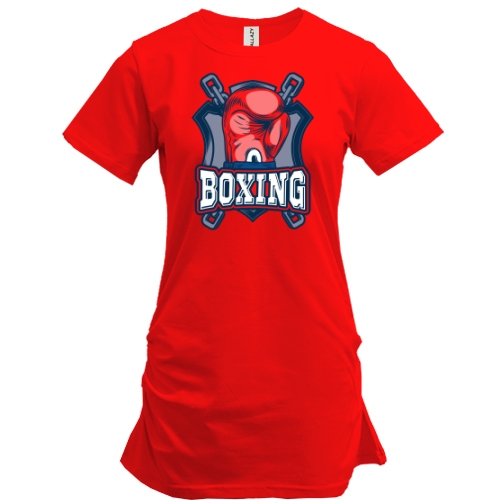 Подовжена футболка boxing 2