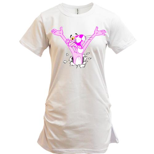 Подовжена футболка з Рожевою пантерою (3)