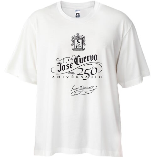 Футболка oversize с логотипом «Jose Cuervo»