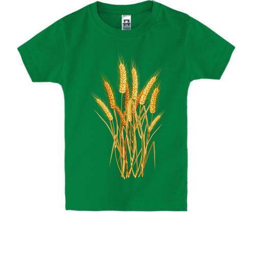 Дитяча футболка з колосками пшениці