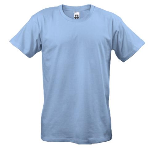 Чоловіча блакитна футболка 