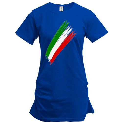 Подовжена футболка з кольорами прапора Італії