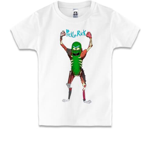 Детская футболка Pickle Rick (3)
