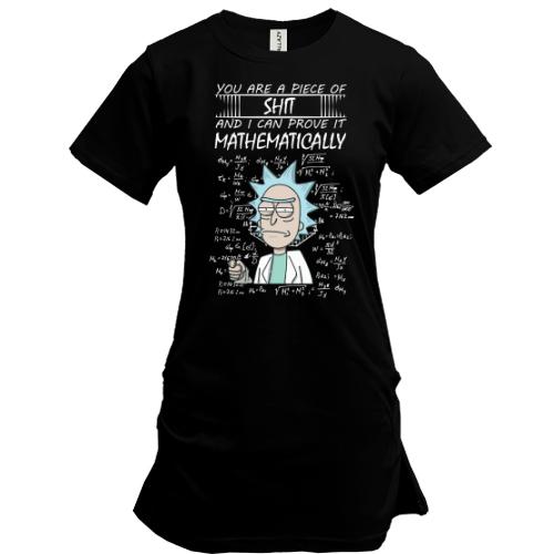 Подовжена футболка Rick and Morty - you are pice of ...