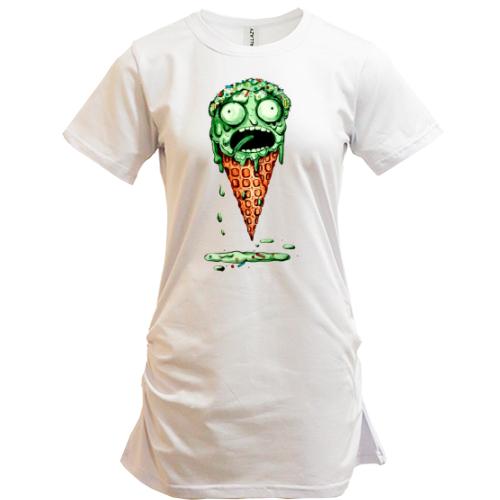 Подовжена футболка Ice cream Morty