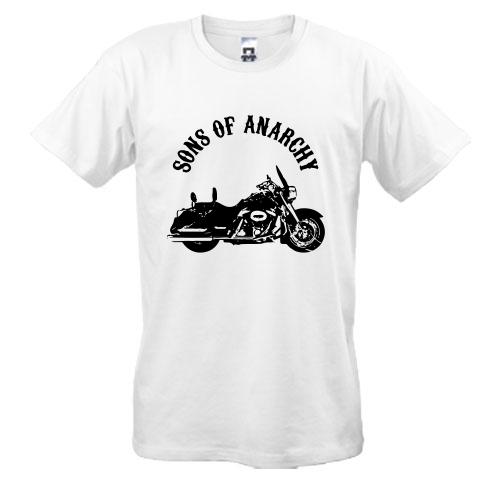 Футболка Sons of Anarchy с мотоциклом