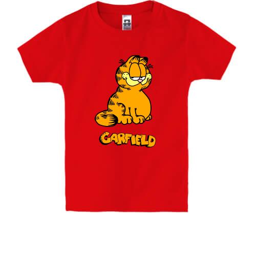 Детская футболка с котом Гарфилдом