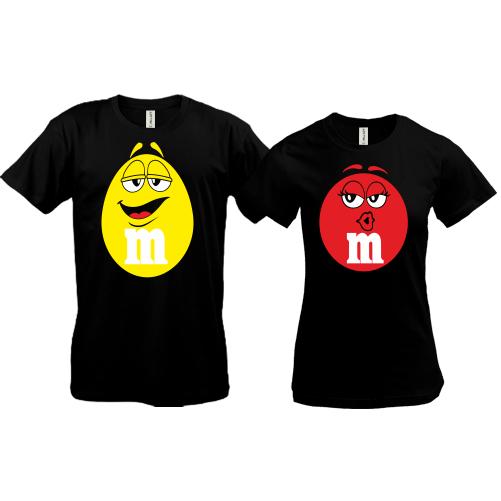 Парные футболки M&M’s (color)