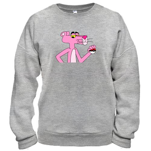 Свитшот с изображением розовой пантеры