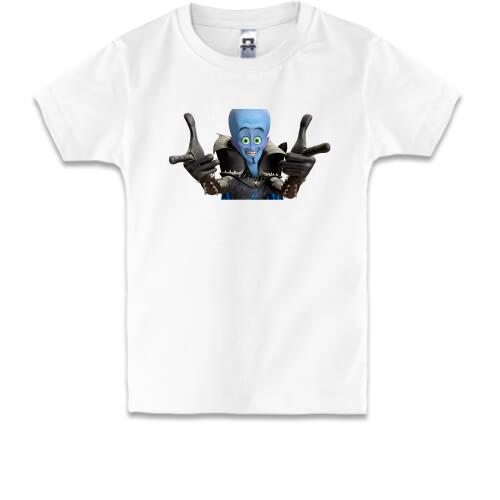 Детская футболка с улыбающимся Мегамозгом