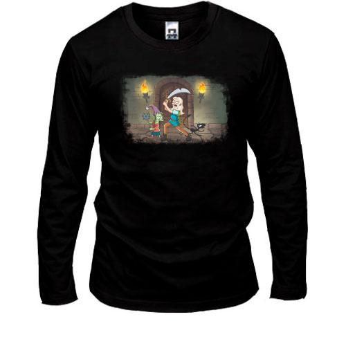 Лонгслив с главными героями мультфильма 