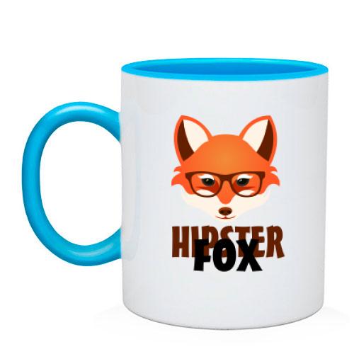 Чашка з лисицею Hipster Fox