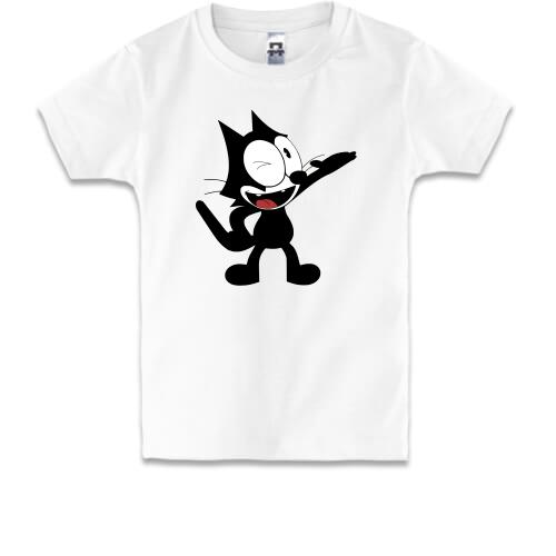 Дитяча футболка з чорним котом з Сімпсонів