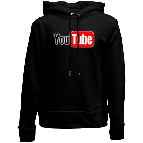 Дитяче худі без начосу з логотипом You Tube