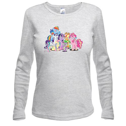 Лонгслив с пони из мультфильма My Little Pony