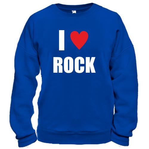 Світшот I love Rock