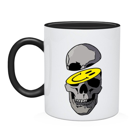 Чашка Череп-смайлик