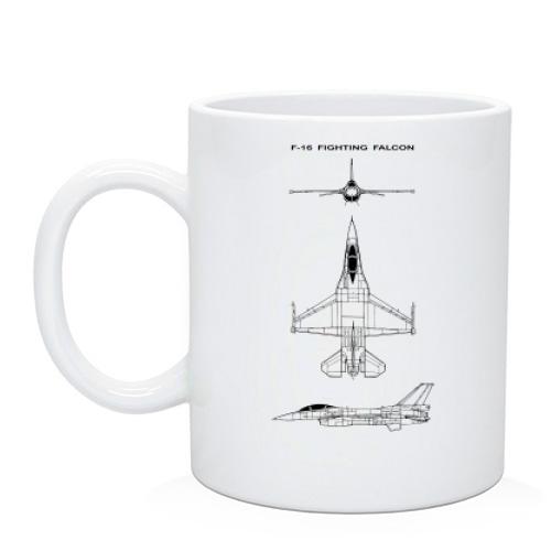 Чашка F-16 Fighting Falcon