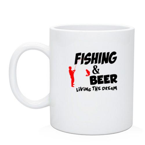 Чашка Fishing and beer