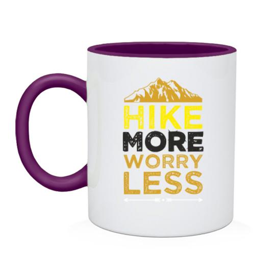 Чашка Hike more worry less
