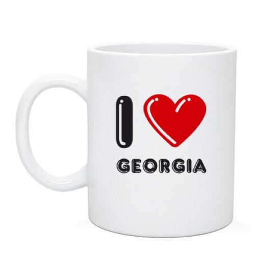 Чашка I love Georgia