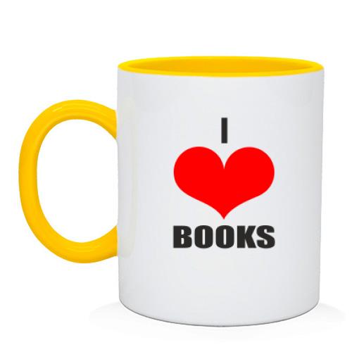 Чашка I love books