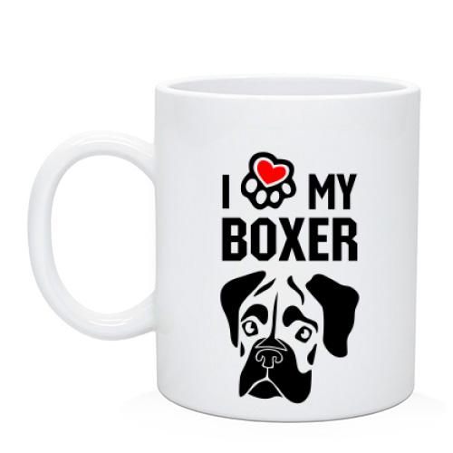 Чашка I love my boxer