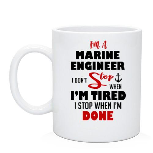 Чашка I'm marine engineer