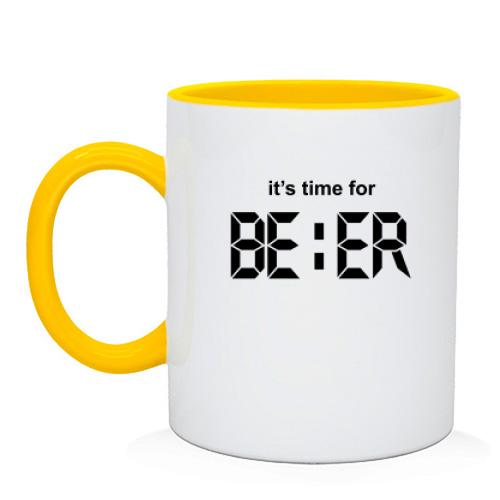 Чашка It's time for Beer