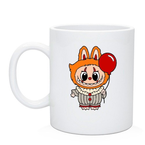 Чашка Labubu Pennywise