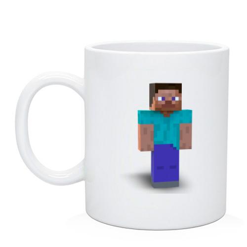 Чашка Minecraft Стів (2)