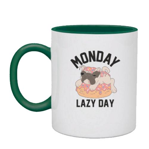 Чашка Monday Lazy Day Собака