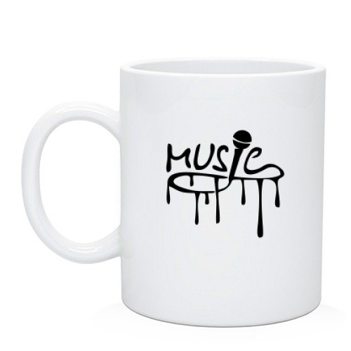 Чашка Music (граффити)
