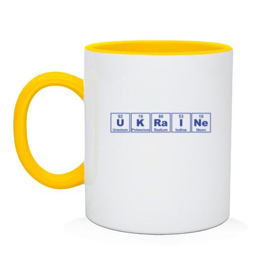 Чашка Ukraine (хімічні елементи)